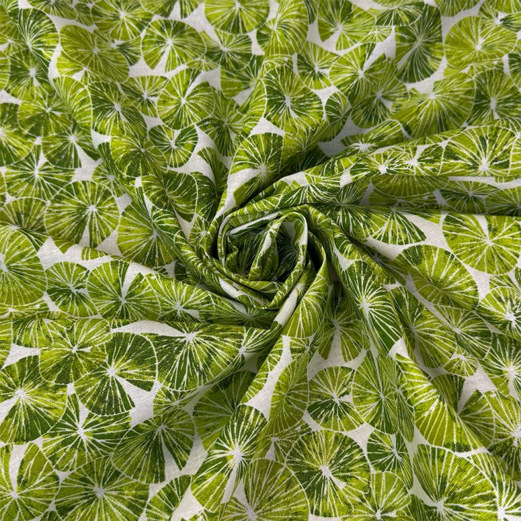 Cretonne Motifs Nénuphars - Marseille Textiles