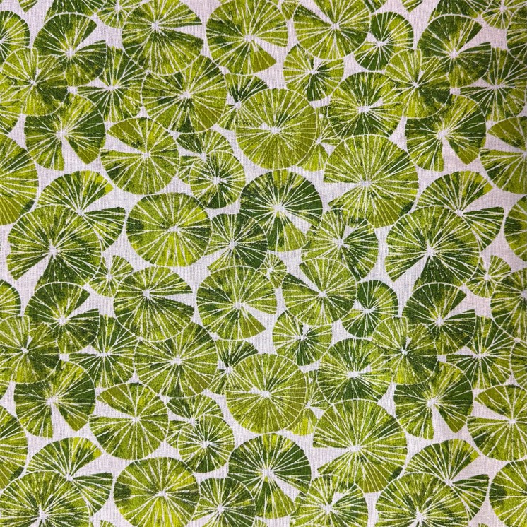 Cretonne Motifs Nénuphars - Marseille Textiles