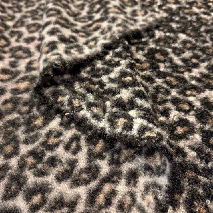 Bouclette Léopard - Marseille Textiles