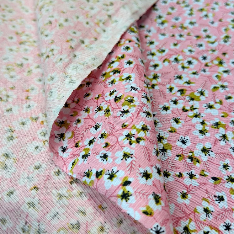 Cretonne Motifs Fleurs - Marseille Textiles
