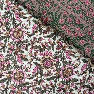 Matelassé imprimé indien - Marseille Textiles