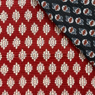 Matelassé imprimé indien - Marseille Textiles
