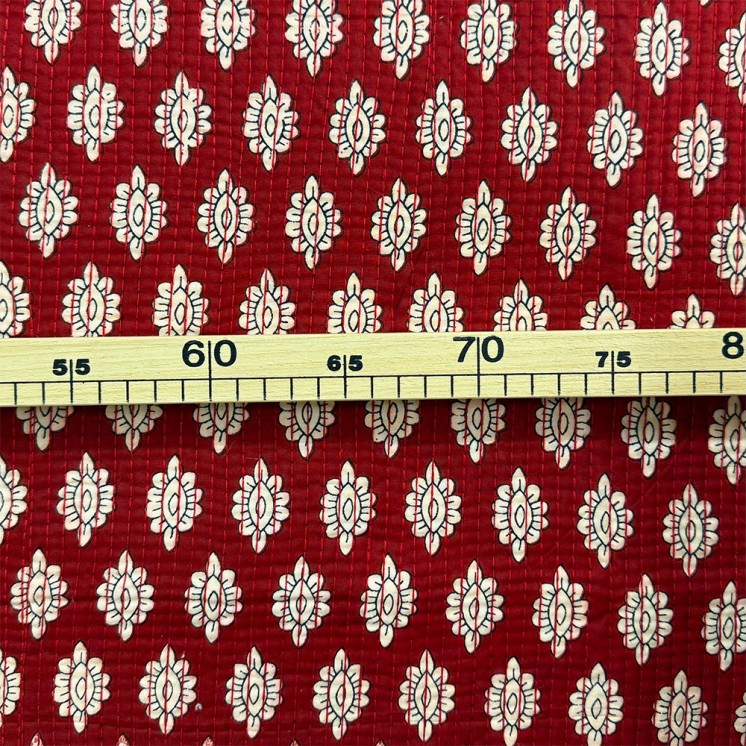 Matelassé imprimé indien - Marseille Textiles