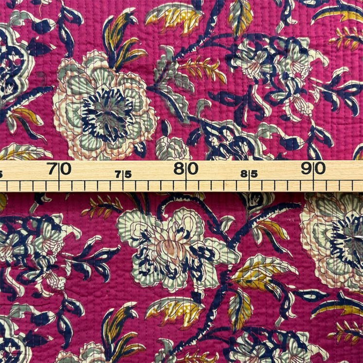 Matelassé imprimé indien - Marseille Textiles