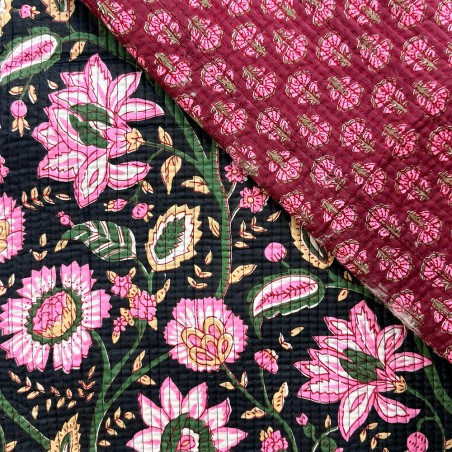 Matelassé imprimé indien - Marseille Textiles