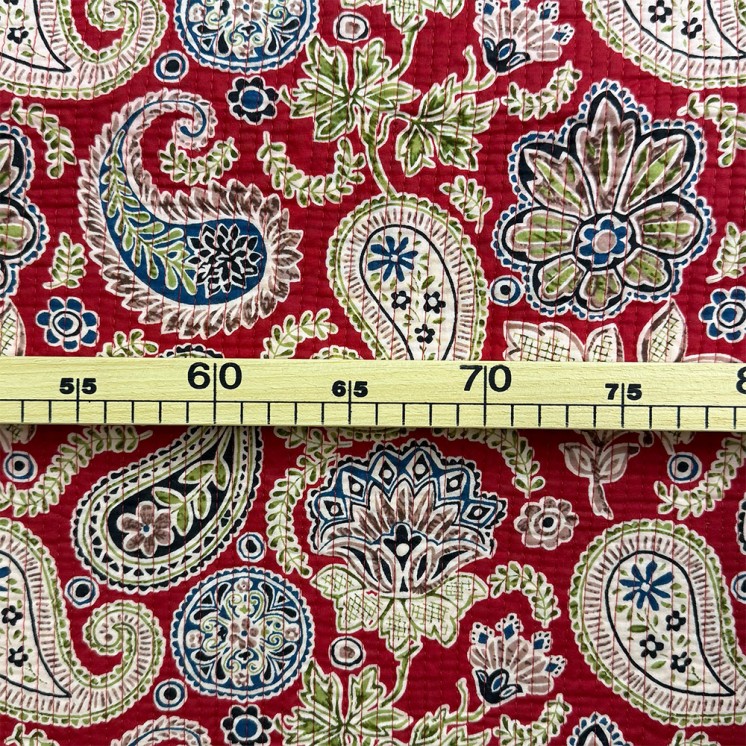 Matelassé imprimé indien - Marseille Textiles