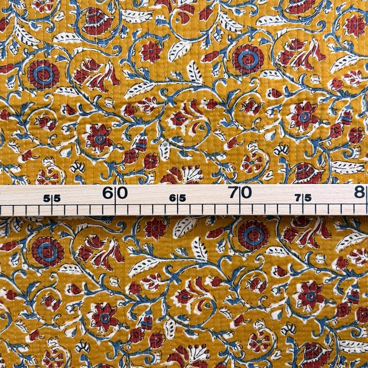 Matelassé imprimé indien - Marseille Textiles