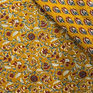 Matelassé imprimé indien - Marseille Textiles