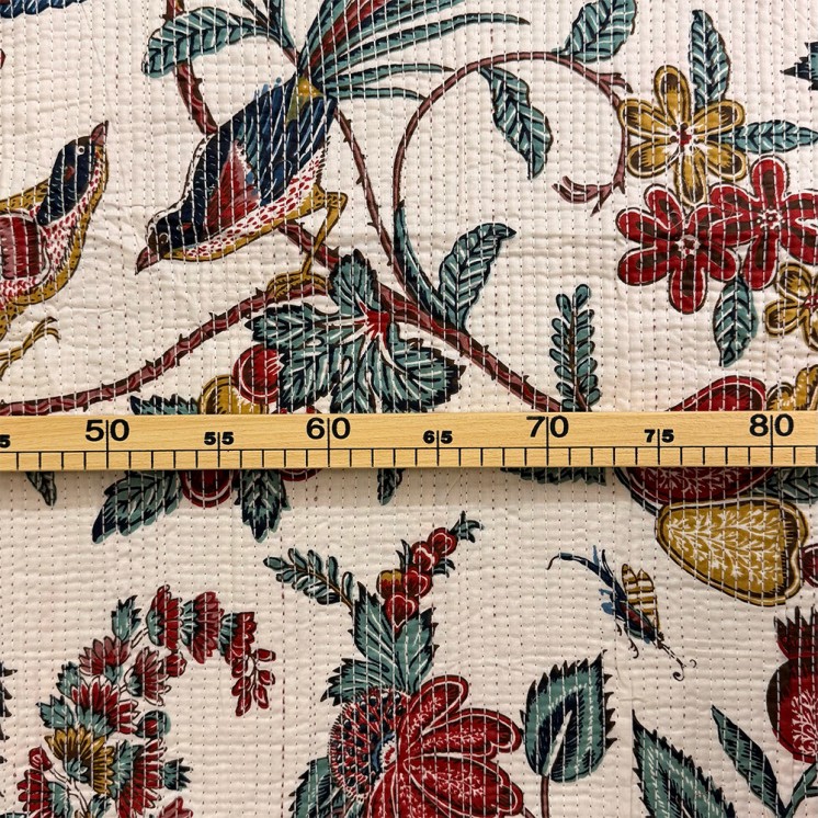 Matelassé imprimé indien - Marseille Textiles
