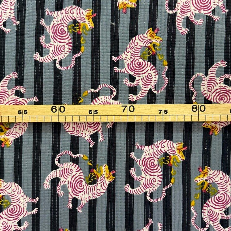 Matelassé imprimé indien - Marseille Textiles