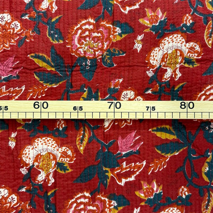 Matelassé imprimé indien - Marseille Textiles