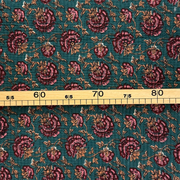 Matelassé imprimé indien - Marseille Textiles