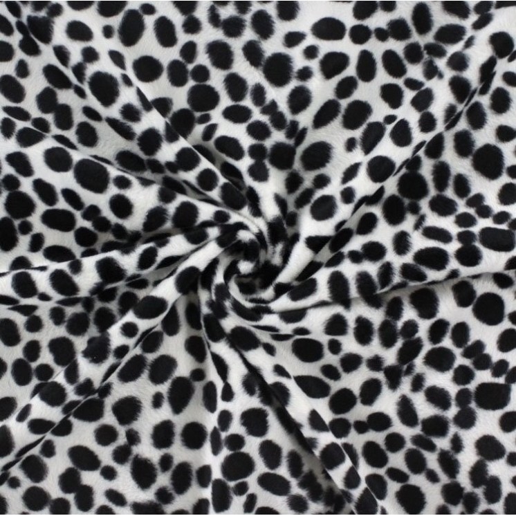 Fausse Fourrure Dalmatien , Marseille textiles .